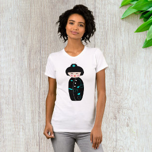 Geisha Cartoon Womens T-Shirt