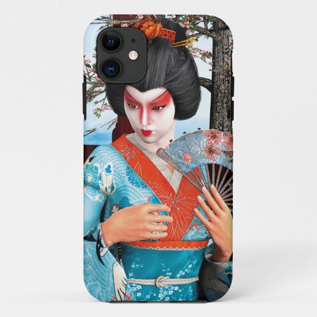 Geisha Case-Mate iPhone Case (Back)