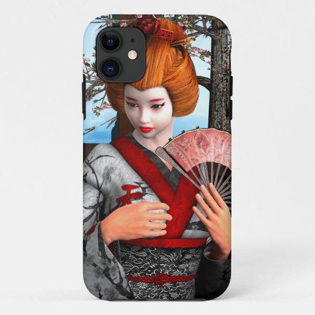 Geisha Case-Mate iPhone Case (Back)