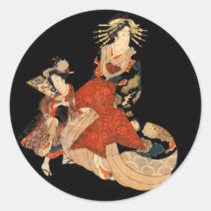 Geisha Classic Round Sticker