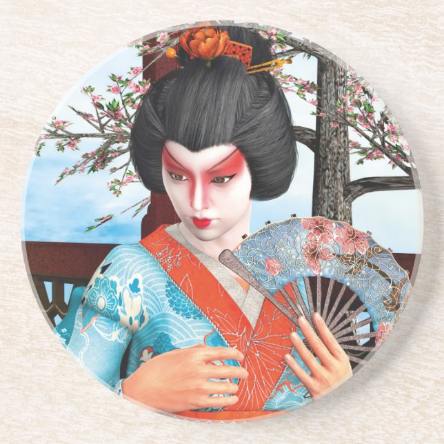 Geisha Coaster (Front)