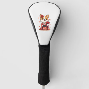 Geisha Corgi Dog Lover Welsh Golf Head Cover