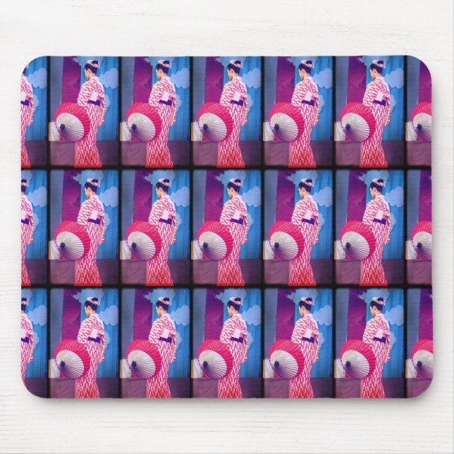 Geisha Dance Mouse Pad (Front)