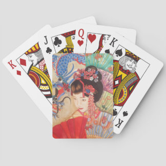 Geisha Dragon Playing Cards