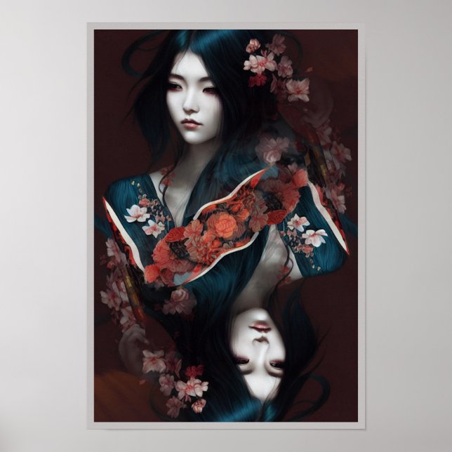 Geisha in Kimono I Poster (Front)