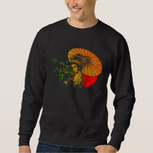 Geisha Japan Japanese Art Girl Sweatshirt