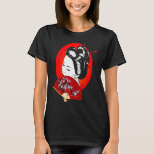 Geisha Japan Japanese Woman Girl T-Shirt