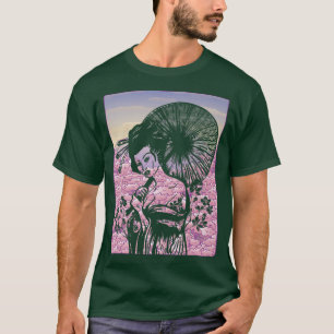 Geisha Japanese Culture Geisha Girl Japan Art Saku T-Shirt