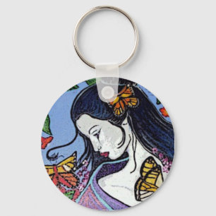 Geisha Key Chain