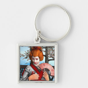 Geisha Key Ring