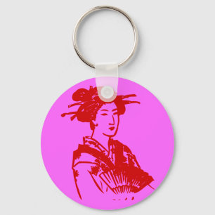 Geisha Key Ring