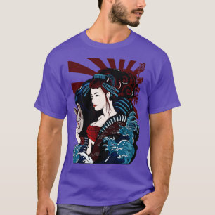 Geisha Kitsune Mask T-Shirt