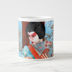 Geisha Large Coffee Mug