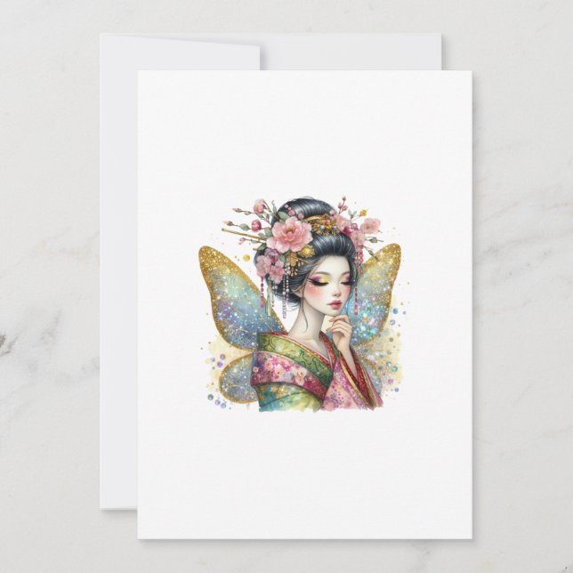 geisha letter invitation (Front)