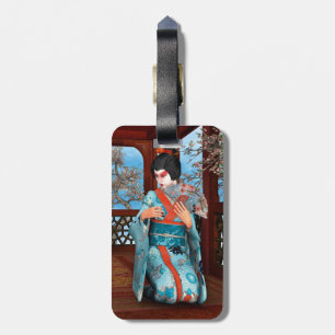 Geisha Luggage Tag