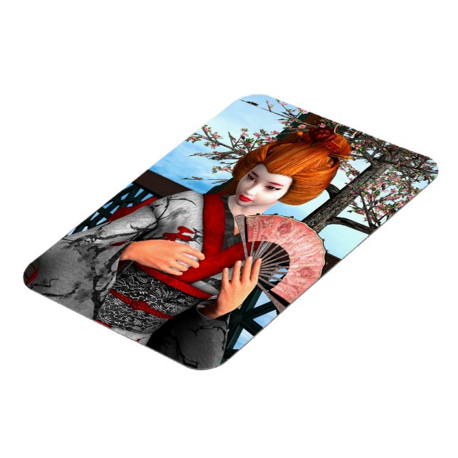 Geisha Magnet (Left Side)