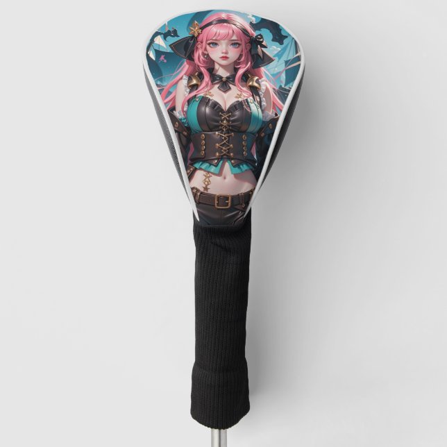 GEISHA PIRATE 2 GOLF HEAD COVER (Front)