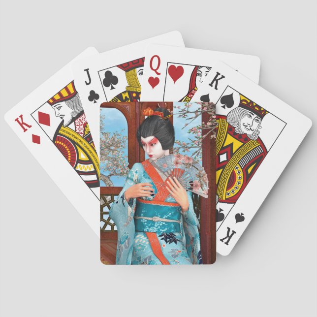 Geisha Playing Cards (Back)
