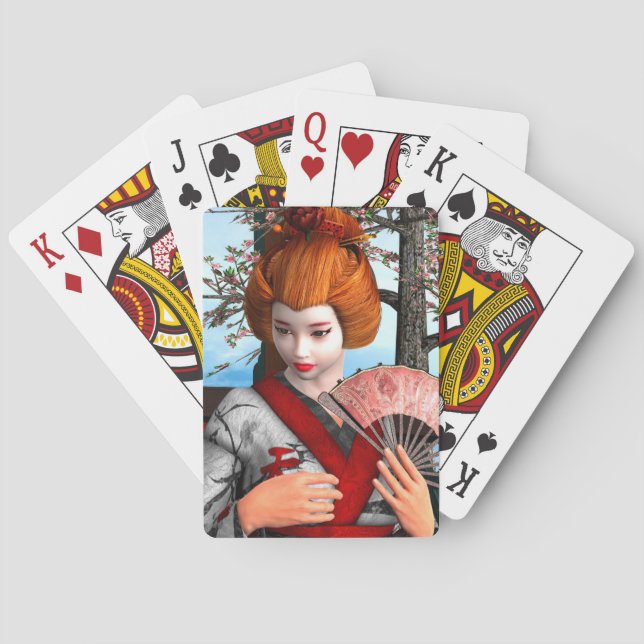 Geisha Playing Cards (Back)