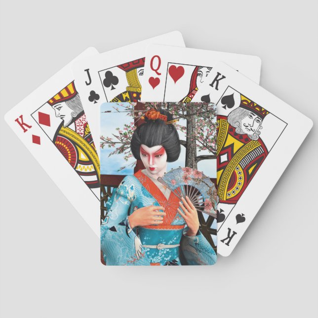 Geisha Playing Cards (Back)