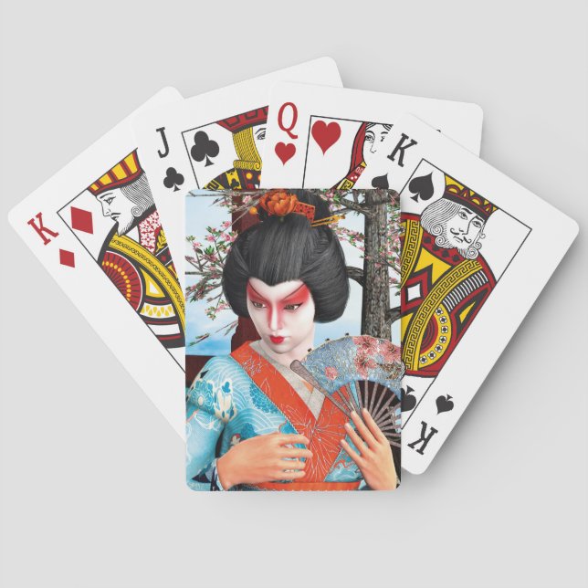 Geisha Playing Cards (Back)