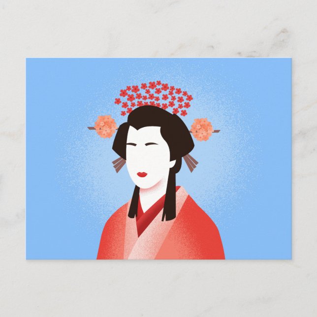 Geisha Postcard (Front)