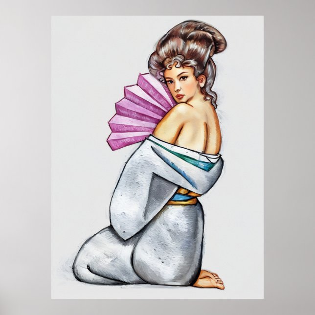 Geisha Poster Print  (Front)