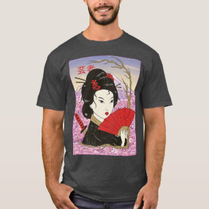 Geisha Samurai Japan Culture Japanese Kawaii Geish T-Shirt