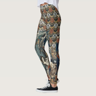 Geisha Slaying Sea Beasts Leggings