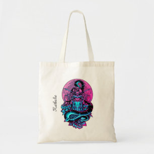 Geisha Tattoo Pink  floral   Tote Bag