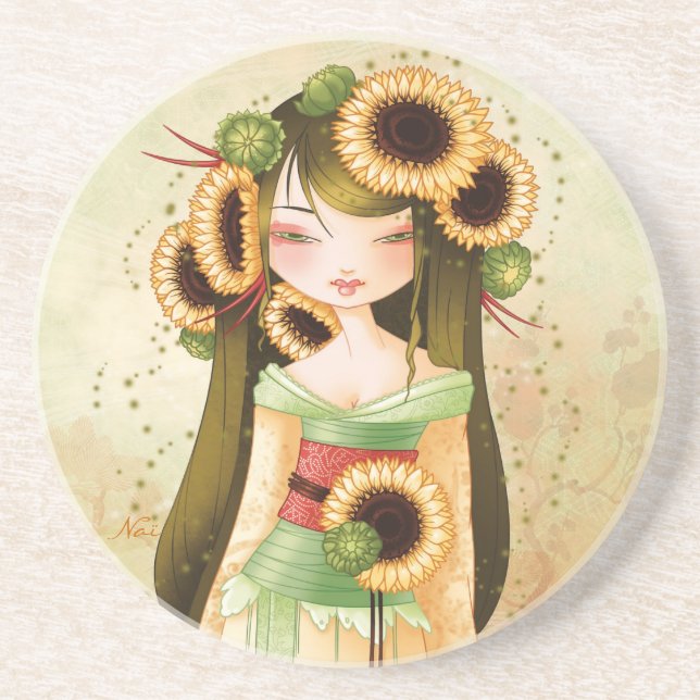 Geisha Trounesol Coaster (Front)