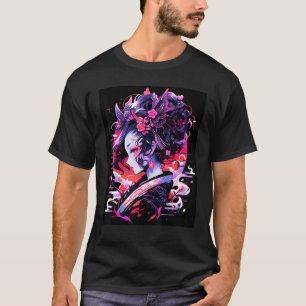 Geisha's Charm Allure of Japanese Culture Design T-Shirt