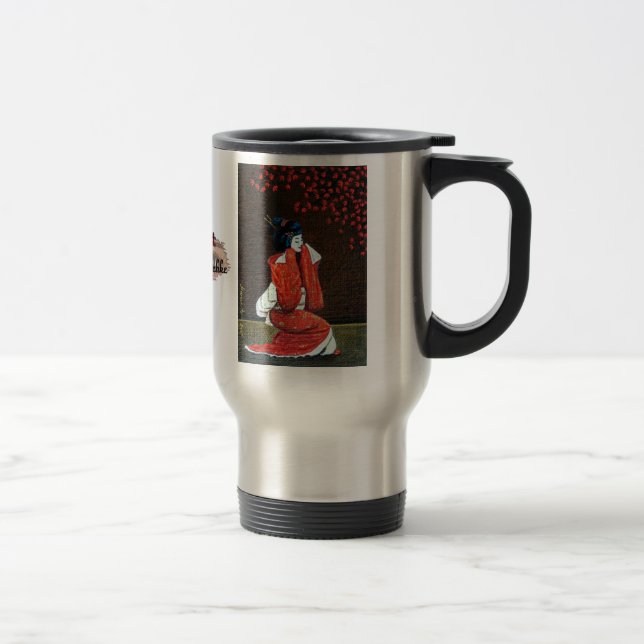 "Geisha's Dance" Travel Mug (Right)