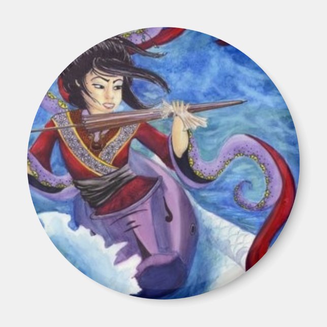 Geisha's Flight Magnet (Front)