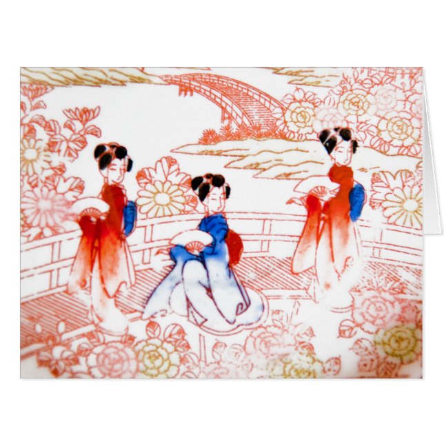 Geishas in garden (Front Horizontal)