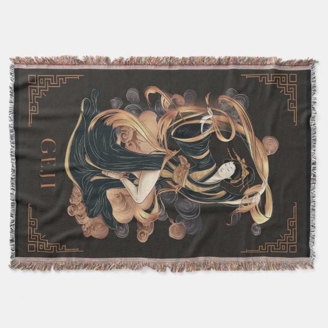 Geji Shenyang Throw Blanket (Front)