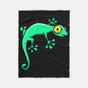 Gekko Lizard Halloween Costume Funny Halloween Fleece Blanket