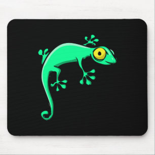 Gekko Lizard Halloween Costume Funny Halloween Mouse Pad