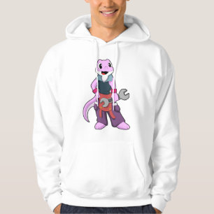 Geko as Mechanic with Wrench Hoodie