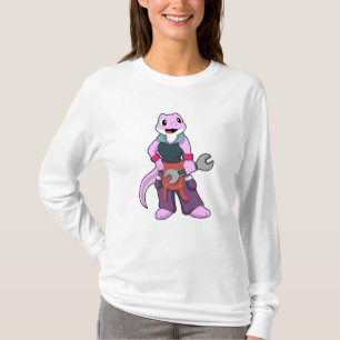 Geko as Mechanic with Wrench T-Shirt