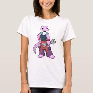 Geko as Mechanic with Wrench T-Shirt