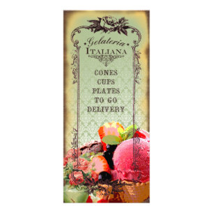 Gelateria Italiana 3 - Post-/Rackcard Rack Card