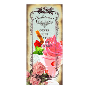 Gelateria Italiana 5 - Post-/Rackcard Rack Card