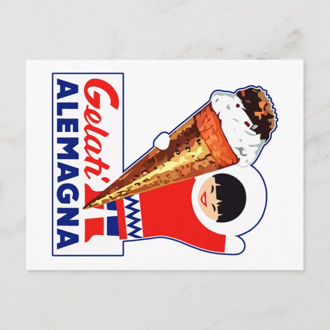 GELATI ALEMAGNA POSTCARD (Front)