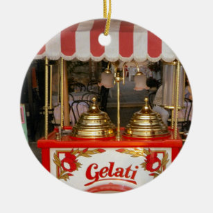 Gelati, Italian Ice Cream Ceramic Tree Decoration