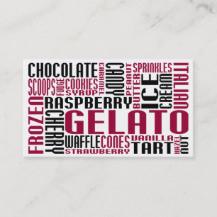 gelato (chit chat) loyalty card