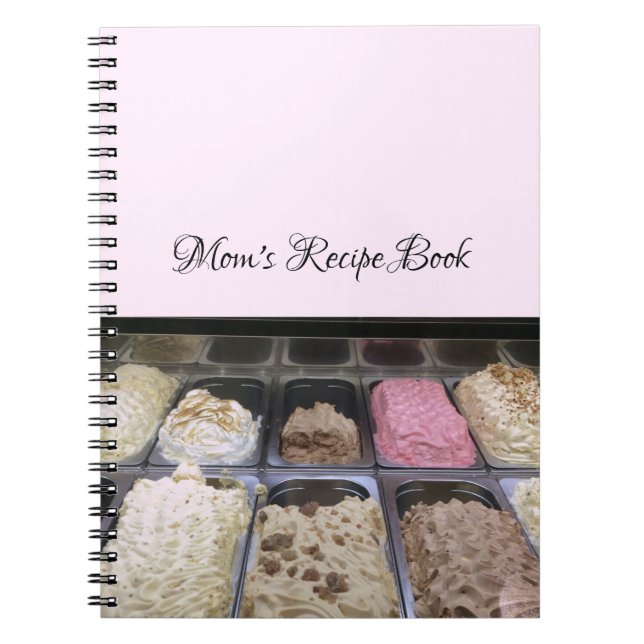 Gelato Moms Recipes Notebook (Front)