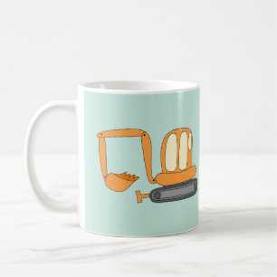 Gelber Bagger Coffee Mug