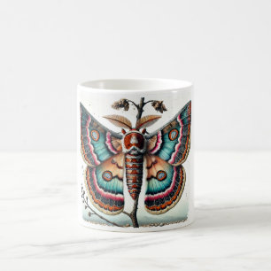 Gelechiid Moth 230824IREF209 - Watercolor Coffee Mug