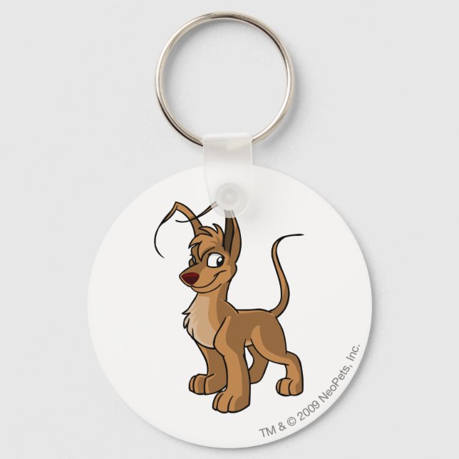 Gelert Brown Key Ring (Front)
